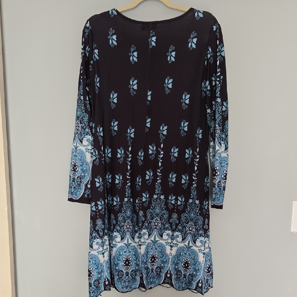 R&B Collection Floral Patterned Dress - Picture 7 of 8
